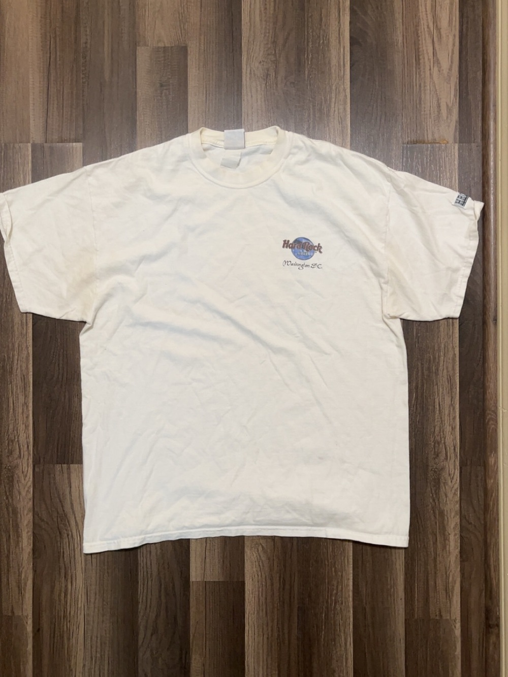 HARD ROCK CAFE Washington DC Men’s XL White Shirt